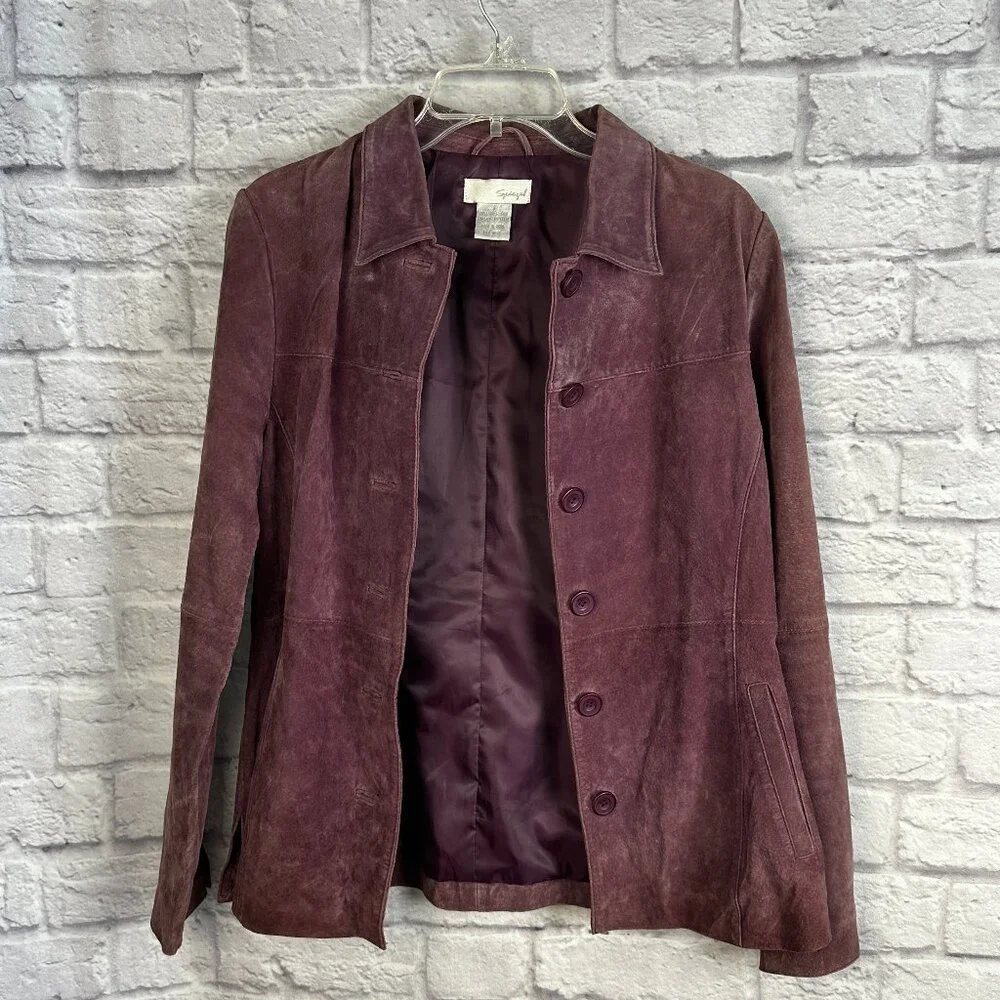 Leather Spiegel Suede Jacket‎ NWOT Vintage bin CTRR